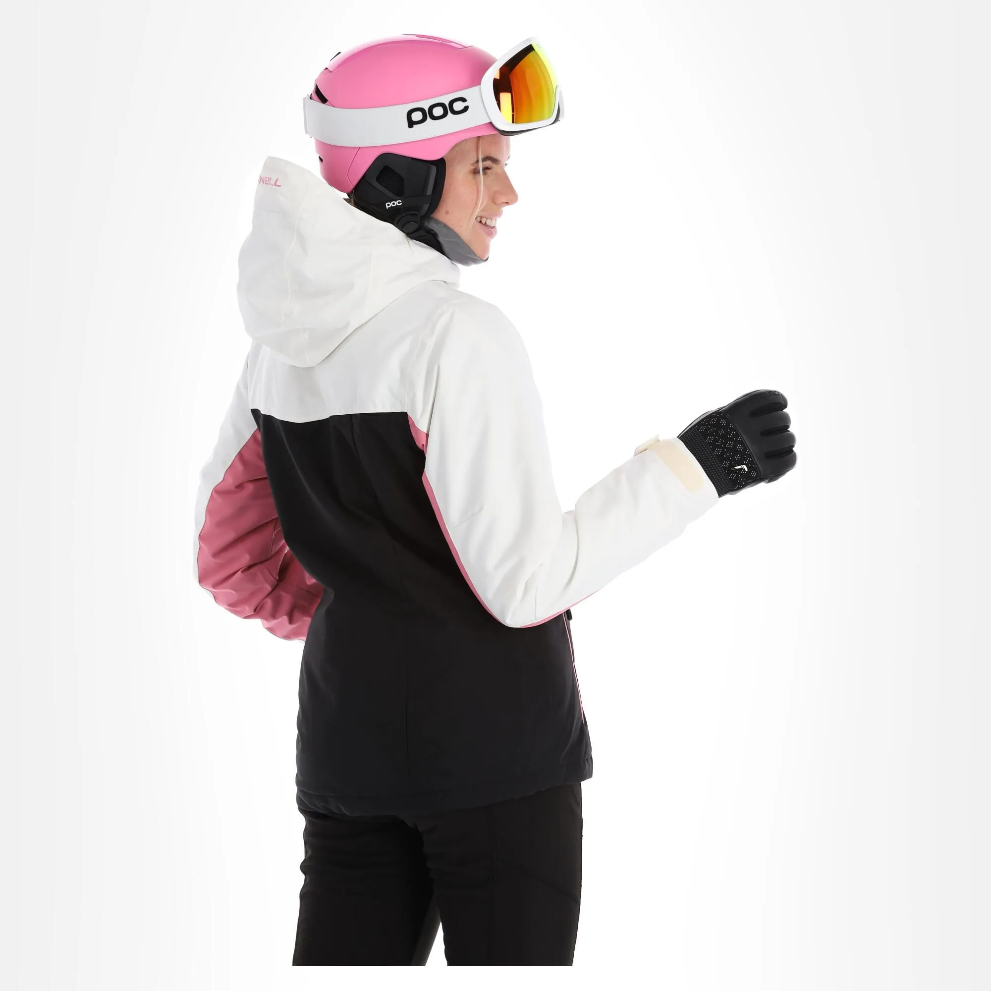 O'Neill, Aplite Ski-jas Dames Colour Block Snow Wit 4 O'Neill, Aplite Ski-jas Dames Colour Block Snow Wit - Afbeelding 2