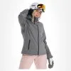 O'Neill, Stuvite Ski-jas Dames Blackout Grijs -Ski-Jassen Winkel 22o nei104v1 bi 02