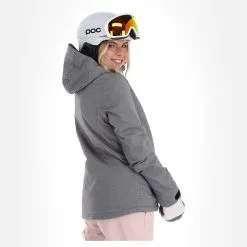 O'Neill, Stuvite Ski-jas Dames Blackout Grijs -Ski-Jassen Winkel 22o nei104v1 bi 03
