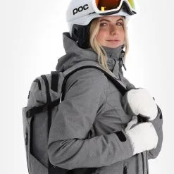 O'Neill, Stuvite Ski-jas Dames Blackout Grijs -Ski-Jassen Winkel 22o nei104v1 bi 05