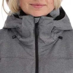 O'Neill, Stuvite Ski-jas Dames Blackout Grijs -Ski-Jassen Winkel 22o nei104v1 bi 07
