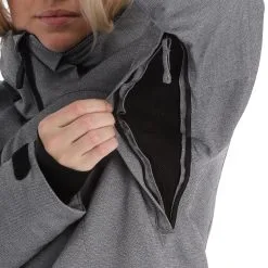 O'Neill, Stuvite Ski-jas Dames Blackout Grijs -Ski-Jassen Winkel 22o nei104v1 bi 10