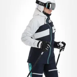 Rehall, Maus-R Ski-jas Dames Glacier Blauw -Ski-Jassen Winkel 22rehal143v1 bi 05
