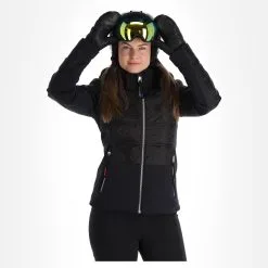 Rossignol, Twins Down Jc De Castelbajac Ski-jas Dames Zwart -Ski-Jassen Winkel 22rossi106v2 bi 04