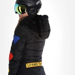 Rossignol, Twins Down Jc De Castelbajac Ski-jas Dames Zwart -Ski-Jassen Winkel 22rossi106v2 bi 05