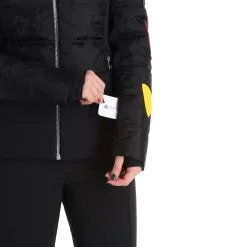 Rossignol, Twins Down Jc De Castelbajac Ski-jas Dames Zwart -Ski-Jassen Winkel 22rossi106v2 bi 08