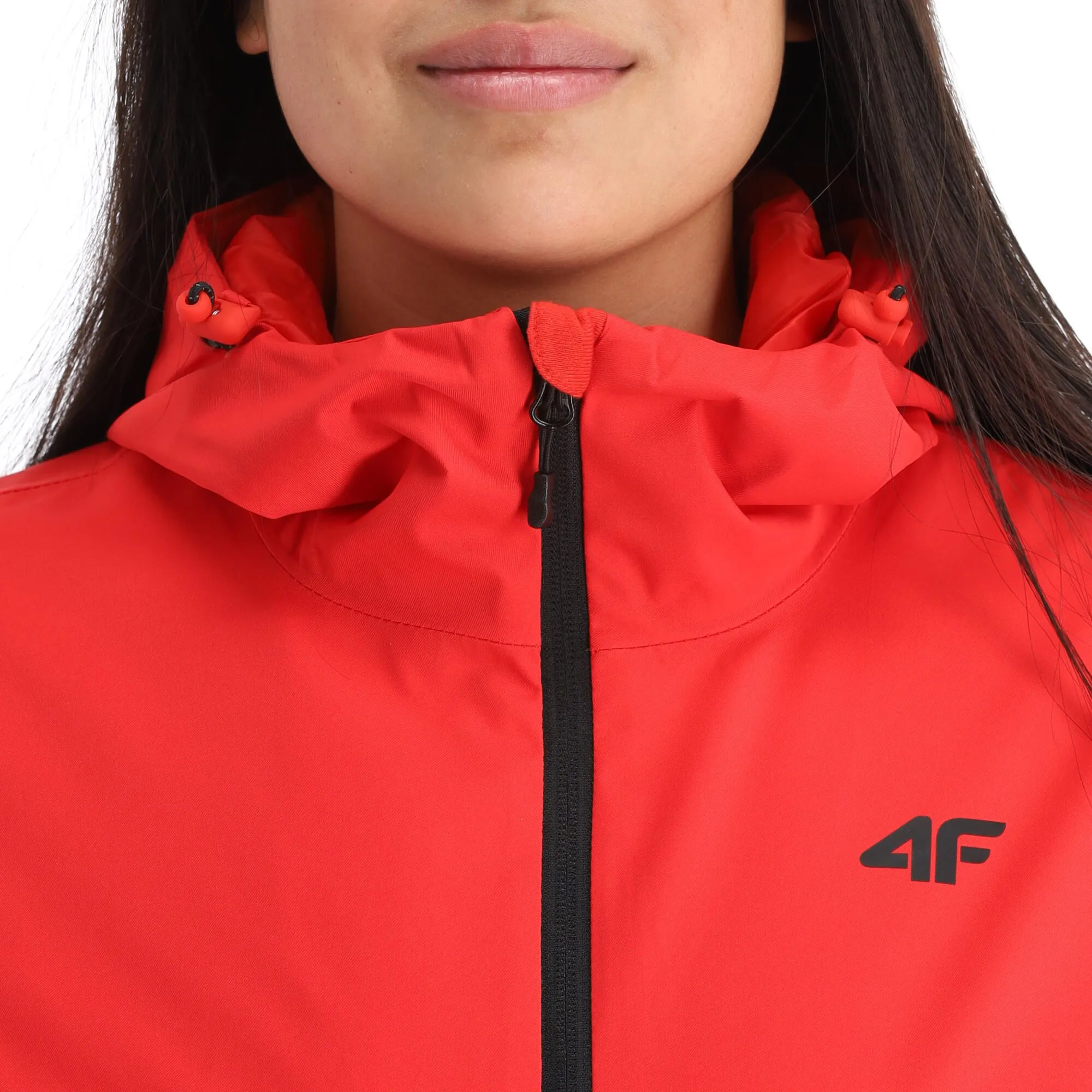 4F, Kudn001 Ski-jas Dames Rood 8 4F, Kudn001 Ski-jas Dames Rood - Afbeelding 6