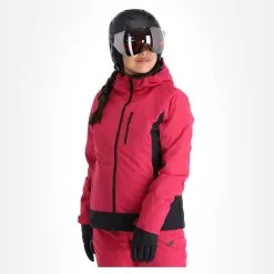 4F, Kudn002 Ski-jas Dames Hot Roze -Ski-Jassen Winkel 4f kudn002 aa jas gevoerd dames hot roze 224fxxx102v4 BI 04