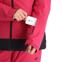 4F, Kudn002 Ski-jas Dames Hot Roze -Ski-Jassen Winkel 4f kudn002 aa jas gevoerd dames hot roze 224fxxx102v4 BI 08