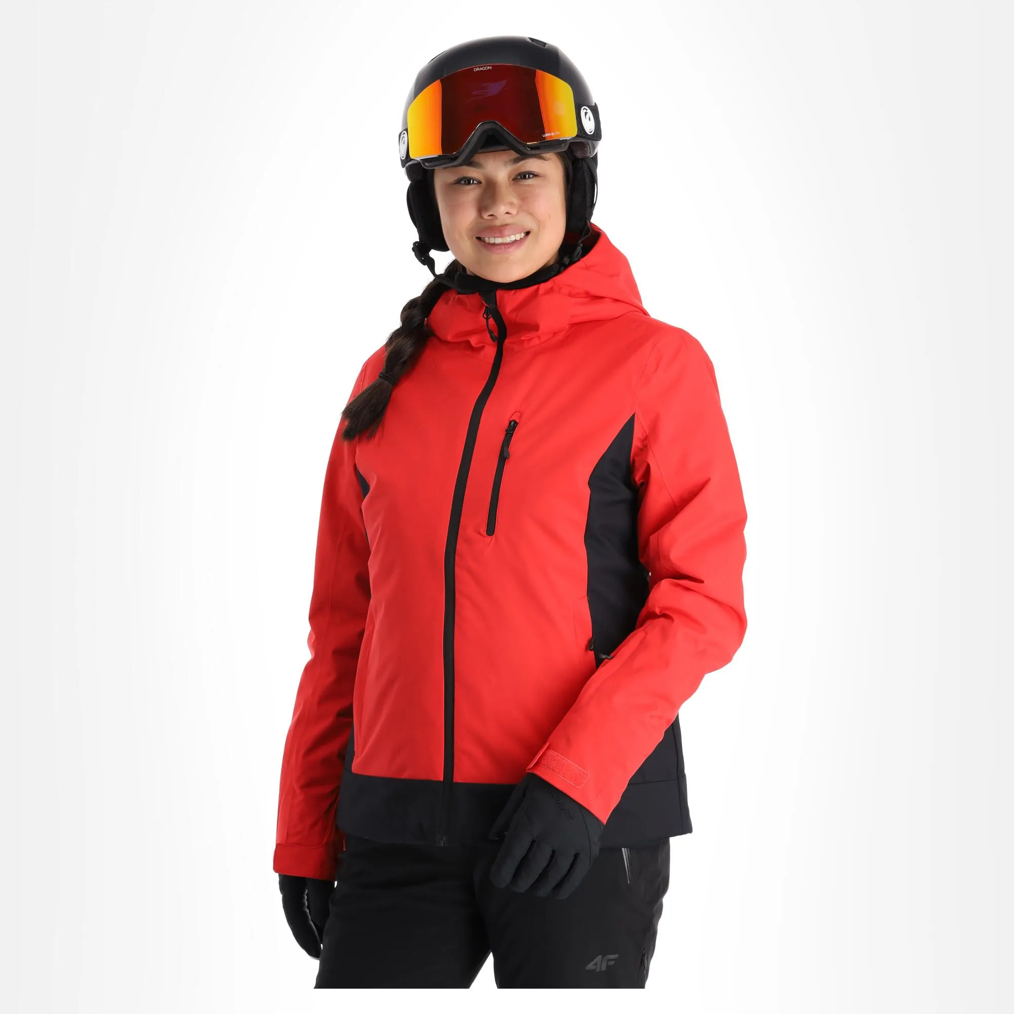 4F, Kudn002 Ski-jas Dames Rood 3 4F, Kudn002 Ski-jas Dames Rood