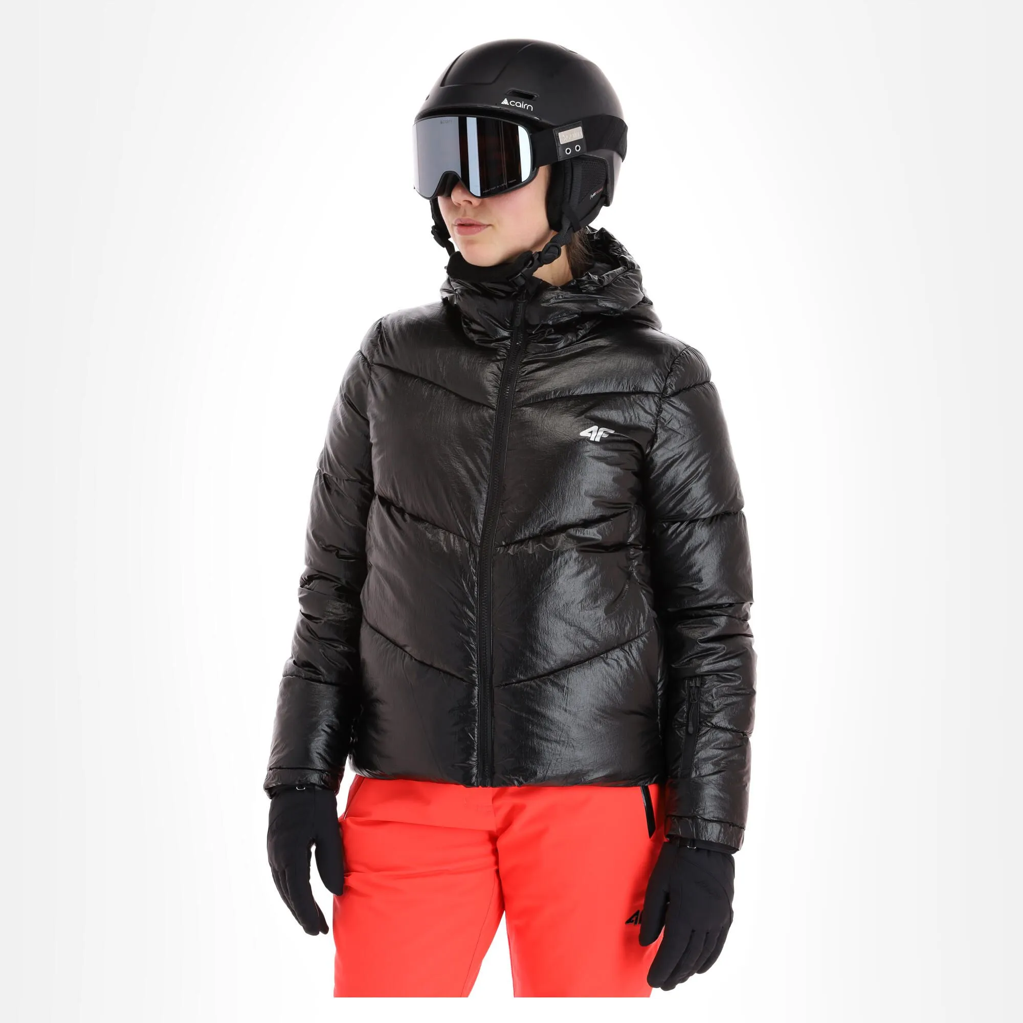 4F, Kudn004 Ski-jas Dames Deep Zwart 3 4F, Kudn004 Ski-jas Dames Deep Zwart