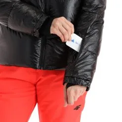 4F, Kudn004 Ski-jas Dames Deep Zwart 19 4F, Kudn004 Ski-jas Dames Deep Zwart -Ski-Jassen Winkel 4f kudn004 aa jas gevoerd dames deep zwart 224fxxx103v1 BI 09