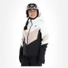 4F, Kudn008 Ski-jas Dames Beige -Ski-Jassen Winkel 4f kudn008 aa jas gevoerd dames beige 224fxxx104v2 BI 04