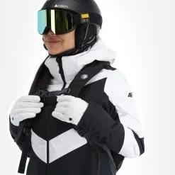 4F, Kudn011 Ski-jas Dames Deep Zwart -Ski-Jassen Winkel 4f kudn011 aa jas gevoerd dames deep zwart 224fxxx105v1 BI 05