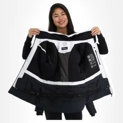 4F, Kudn011 Ski-jas Dames Deep Zwart -Ski-Jassen Winkel 4f kudn011 aa jas gevoerd dames deep zwart 224fxxx105v1 BI 06