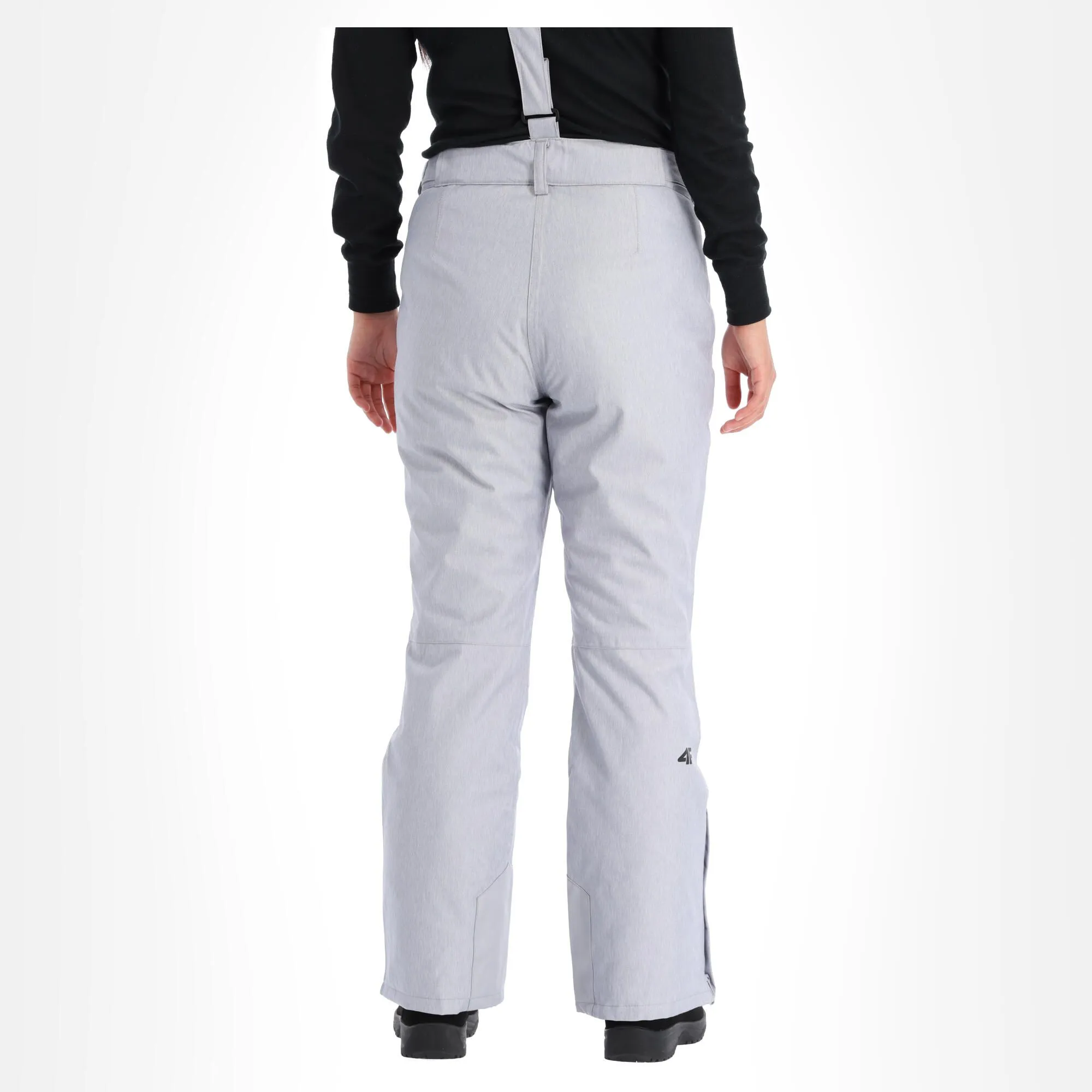 4F, Spdn001 Skibroek Dames Cold Light Melange Grijs 4 4F, Spdn001 Skibroek Dames Cold Light Melange Grijs - Afbeelding 2