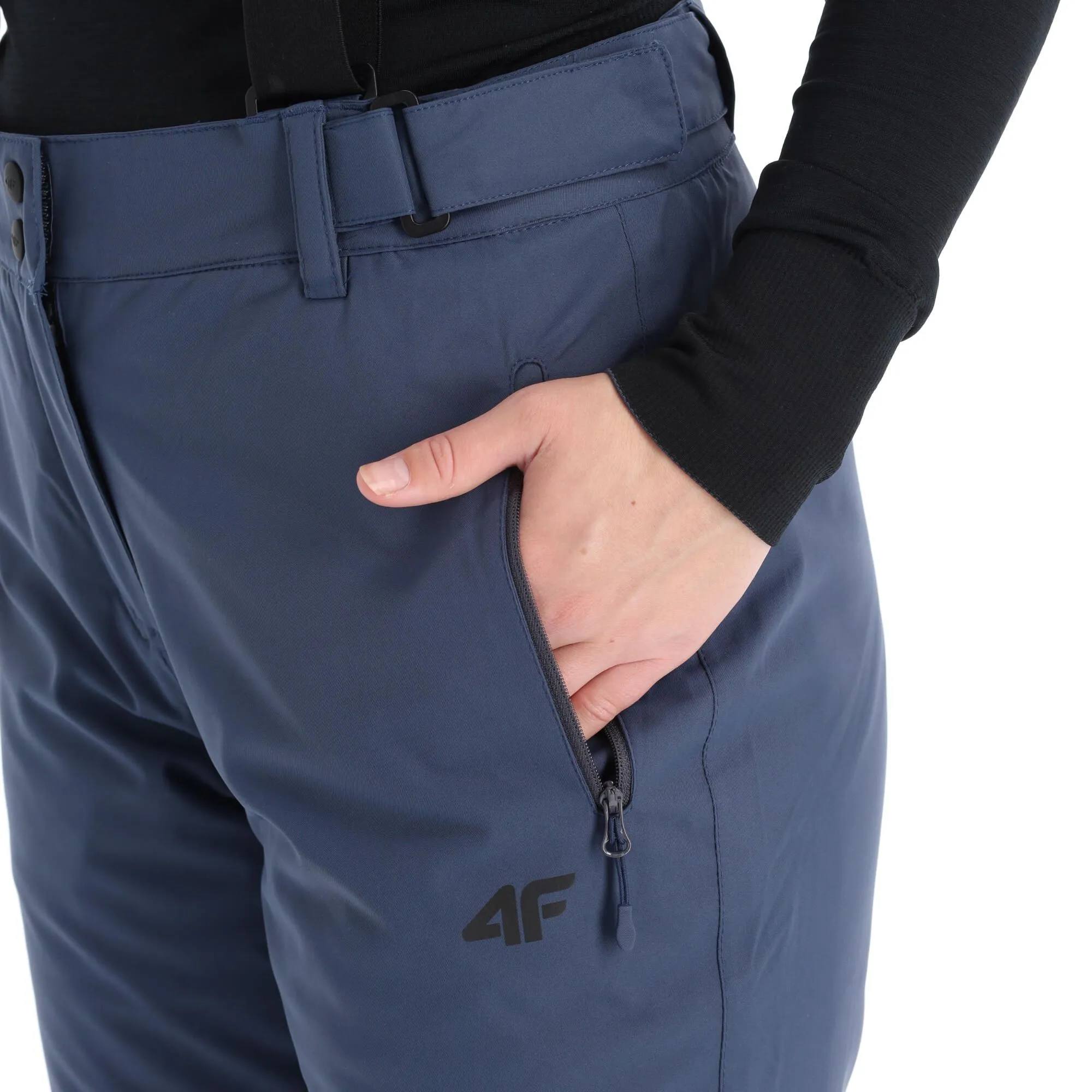 4F, Spdn001 Skibroek Dames Denim Blauw 9 4F, Spdn001 Skibroek Dames Denim Blauw - Afbeelding 7