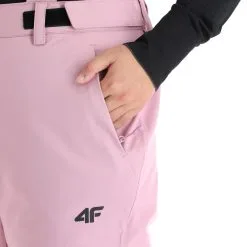 4F, Spdn002 Skibroek Dames Dark Roze -Ski-Jassen Winkel 4f spdn002 ba skibroek gevoerd dames dark roze 224fxxx113v3 BI 08