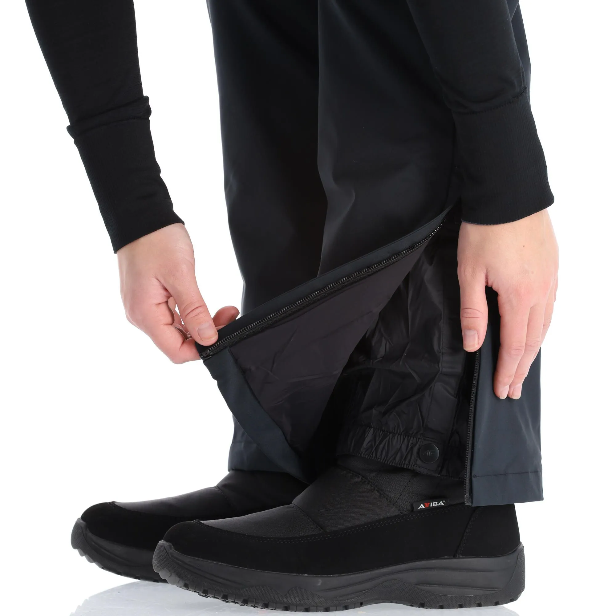 4F, Spdn006 Skibroek Dames Deep Zwart 10 4F, Spdn006 Skibroek Dames Deep Zwart - Afbeelding 8