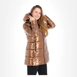 CMP, 30K3506 Winterjas Dames Bruin -Ski-Jassen Winkel ae20cmp033a bi 04