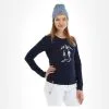 Almgwand, Schalberalm T-shirt Dames Dark Blauw -Ski-Jassen Winkel almgwand schalberalm gb t shirt dames dark blauw 22almgw106v1 BI 02