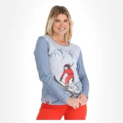 Almgwand, Schnaitstadlalm T-shirt Dames Light Blauw 10 Almgwand, Schnaitstadlalm T-shirt Dames Light Blauw -Ski-Jassen Winkel almgwand schnaitstadlalm gb t shirt dames light blauw 22almgw108v1 BI 04