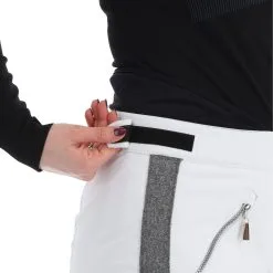 Almgwand, Schusselkopf Skibroek Dames Grijs, Wit -Ski-Jassen Winkel almgwand schusselkopf ba skibroek gevoerd dames grijs wit 22almgw102v3 BI 06