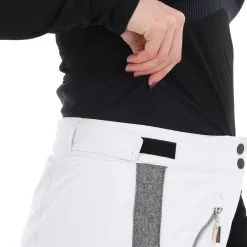 Almgwand, Schusselkopf Skibroek Dames Grijs, Wit -Ski-Jassen Winkel almgwand schusselkopf ba skibroek gevoerd dames grijs wit 22almgw102v3 BI 07