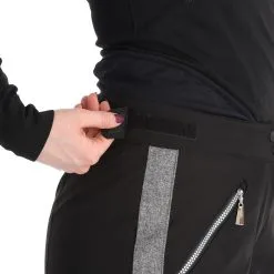 Almgwand, Schusselkopf Skibroek Dames Grijs, Zwart -Ski-Jassen Winkel almgwand schusselkopf ba skibroek gevoerd dames grijs zwart 22almgw102v1 BI 06