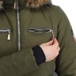 Almgwand, Stongerhohe Ski-jas Dames Olive Grijs, Groen 24 Almgwand, Stongerhohe Ski-jas Dames Olive Grijs, Groen -Ski-Jassen Winkel almgwand stongerhohe aa jas gevoerd dames olive grijs groen 22almgw117v3 BI 11