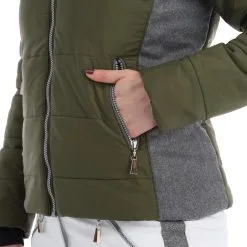 Almgwand, Stongerhohe Ski-jas Dames Olive Grijs, Groen 25 Almgwand, Stongerhohe Ski-jas Dames Olive Grijs, Groen -Ski-Jassen Winkel almgwand stongerhohe aa jas gevoerd dames olive grijs groen 22almgw117v3 BI 12