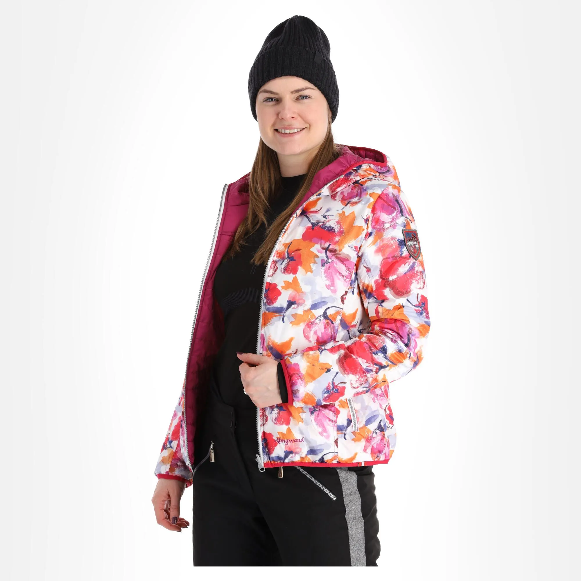 Almgwand, Weihnachtsegg Donsjas Dames Berry Roze 6 Almgwand, Weihnachtsegg Donsjas Dames Berry Roze - Afbeelding 4