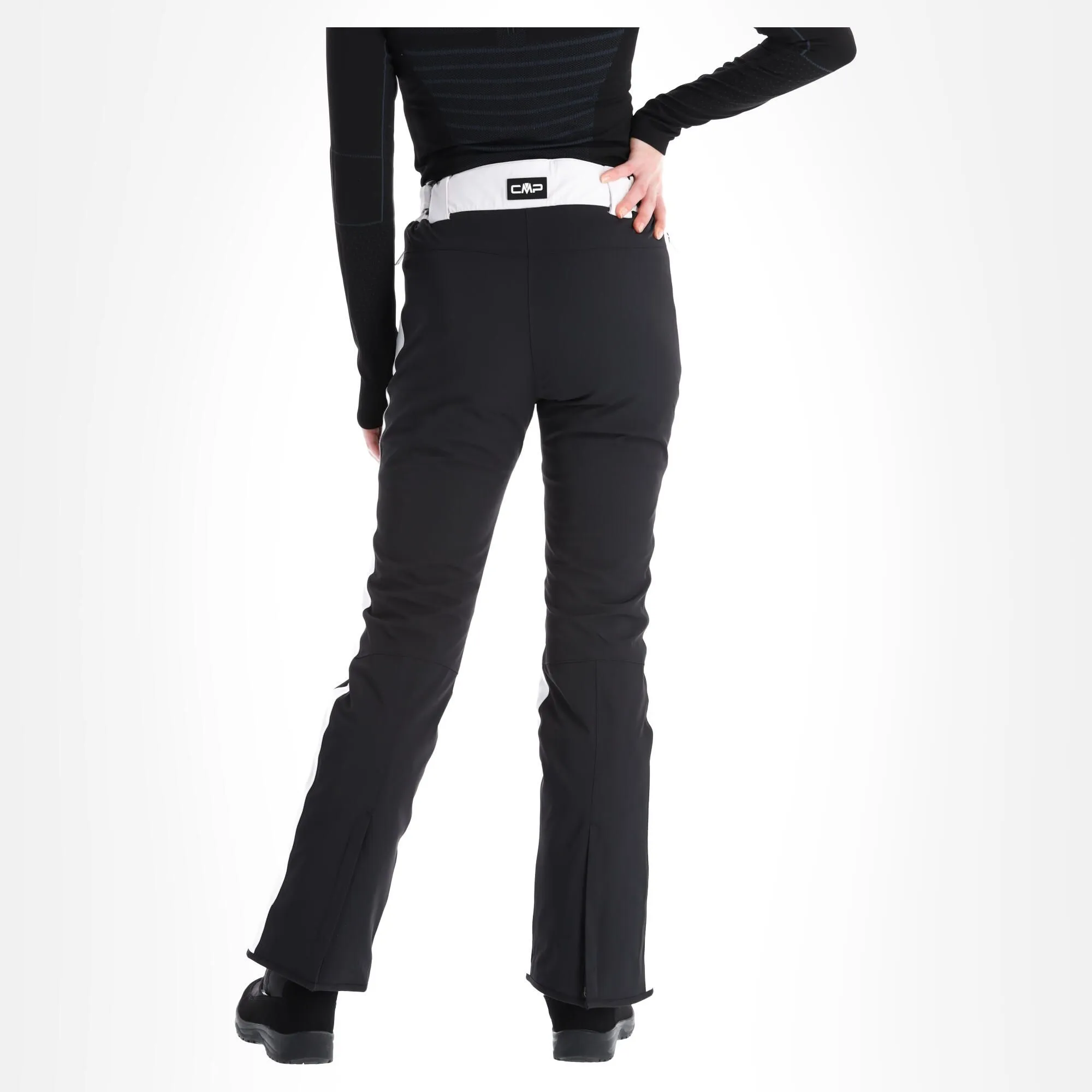 CMP, 30W0806 Skibroek Slim Fit Dames Zwart 4 CMP, 30W0806 Skibroek Slim Fit Dames Zwart - Afbeelding 2