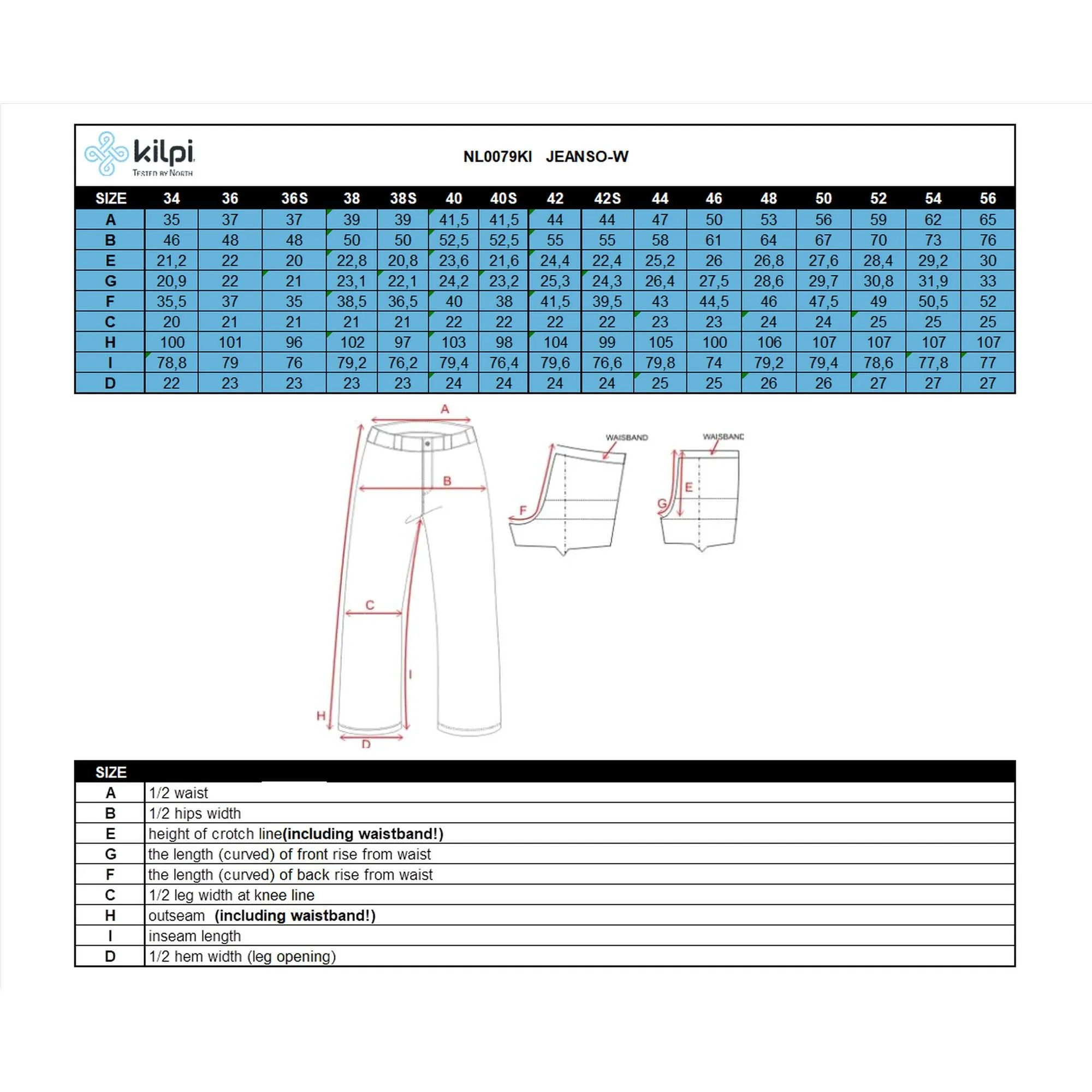Kilpi, Jeanso-W Softshell Skibroek Dames Zwart 14 Kilpi, Jeanso-W Softshell Skibroek Dames Zwart - Afbeelding 12