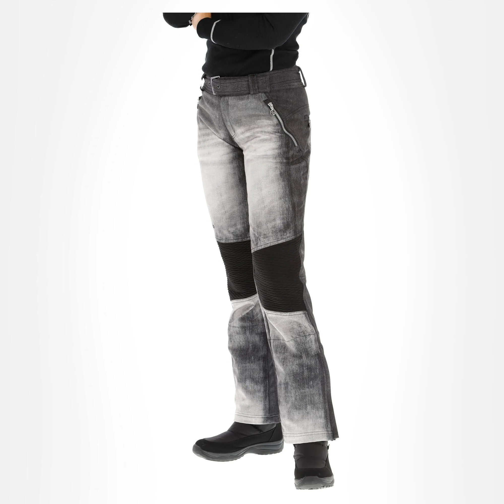 Kilpi, Jeanso-W Softshell Skibroek Dames Zwart 4 Kilpi, Jeanso-W Softshell Skibroek Dames Zwart - Afbeelding 2