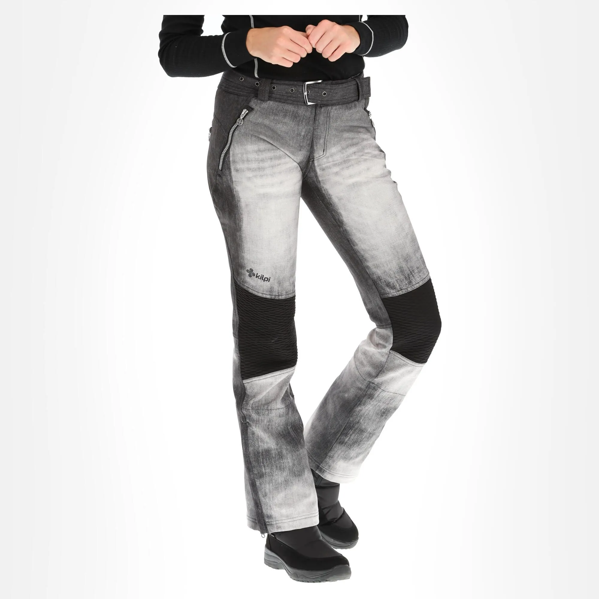 Kilpi, Jeanso-W Softshell Skibroek Dames Zwart 6 Kilpi, Jeanso-W Softshell Skibroek Dames Zwart - Afbeelding 4