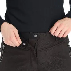 Killtec, Jilia Allover Softshell Skibroek Dames Zwart -Ski-Jassen Winkel bc20kit011a bi 05