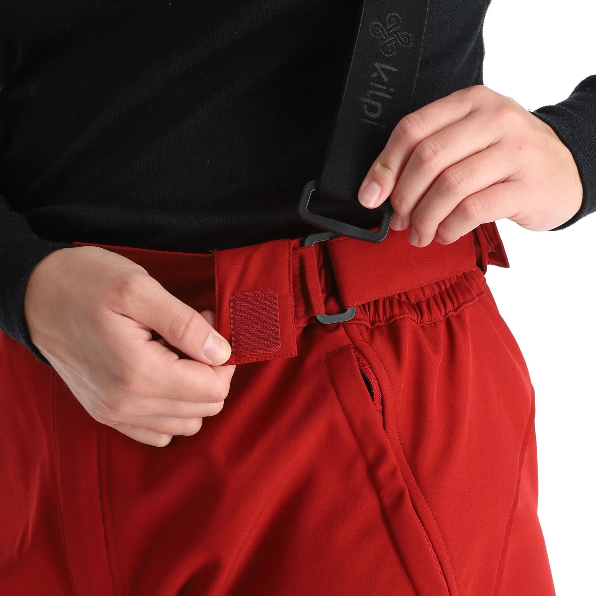 Kilpi, Rhea-W Softshell Skibroek Dames Dark Rood 8 Kilpi, Rhea-W Softshell Skibroek Dames Dark Rood - Afbeelding 6