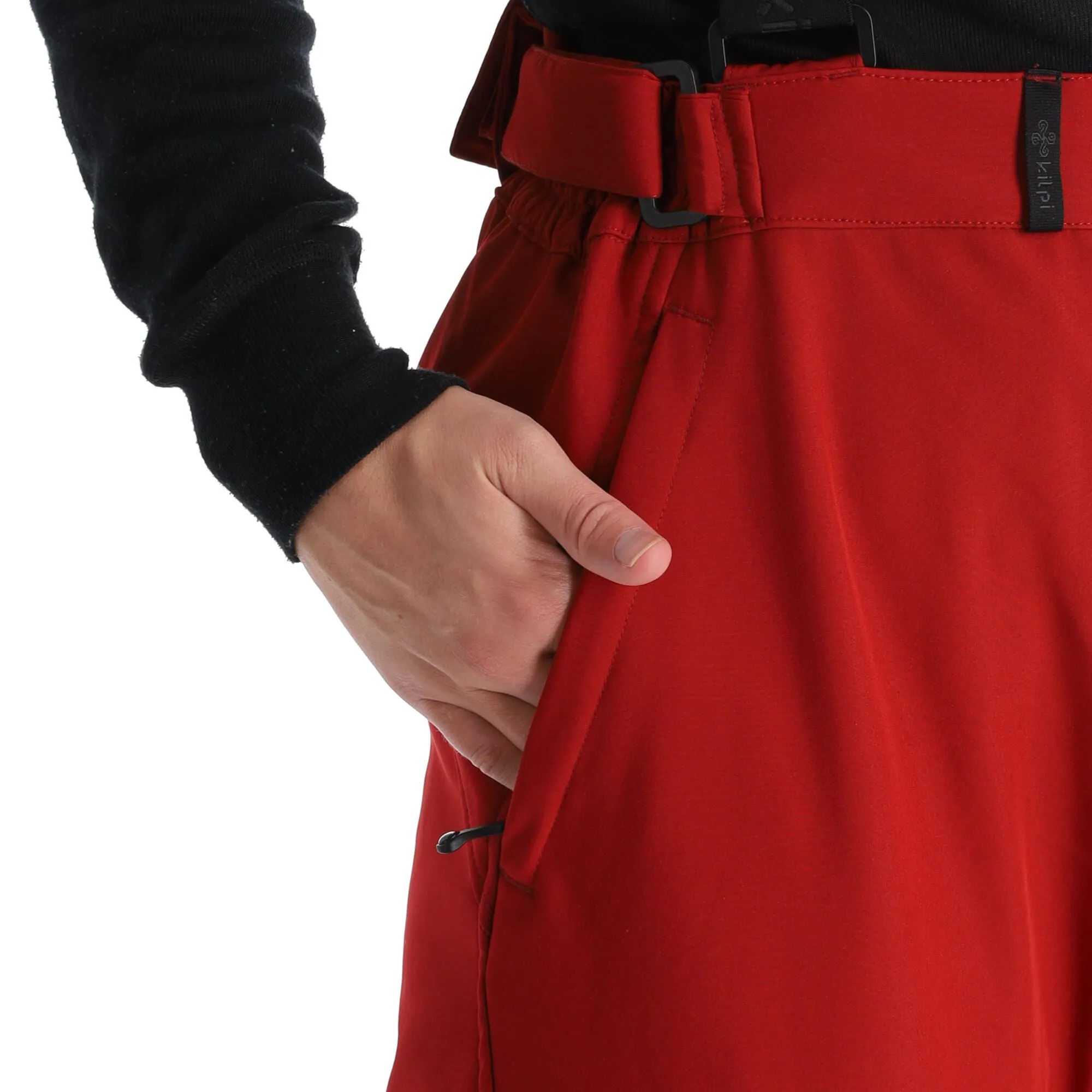 Kilpi, Rhea-W Softshell Skibroek Dames Dark Rood 10 Kilpi, Rhea-W Softshell Skibroek Dames Dark Rood - Afbeelding 8