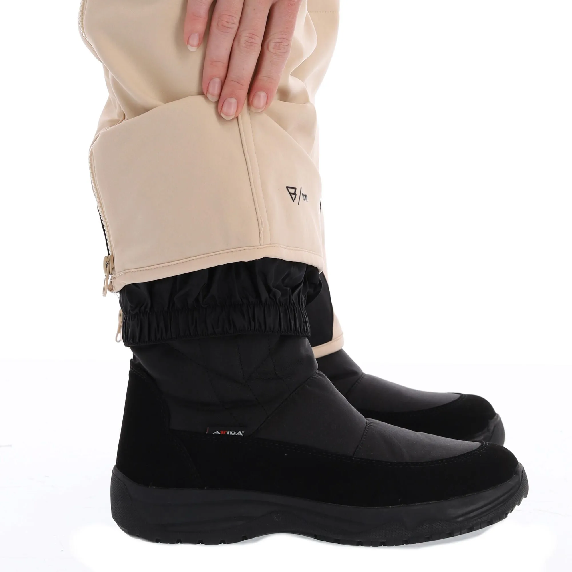 Brunotti, Coldlake-N Softshell Skibroek Dames Canvas Beige 8 Brunotti, Coldlake-N Softshell Skibroek Dames Canvas Beige - Afbeelding 6