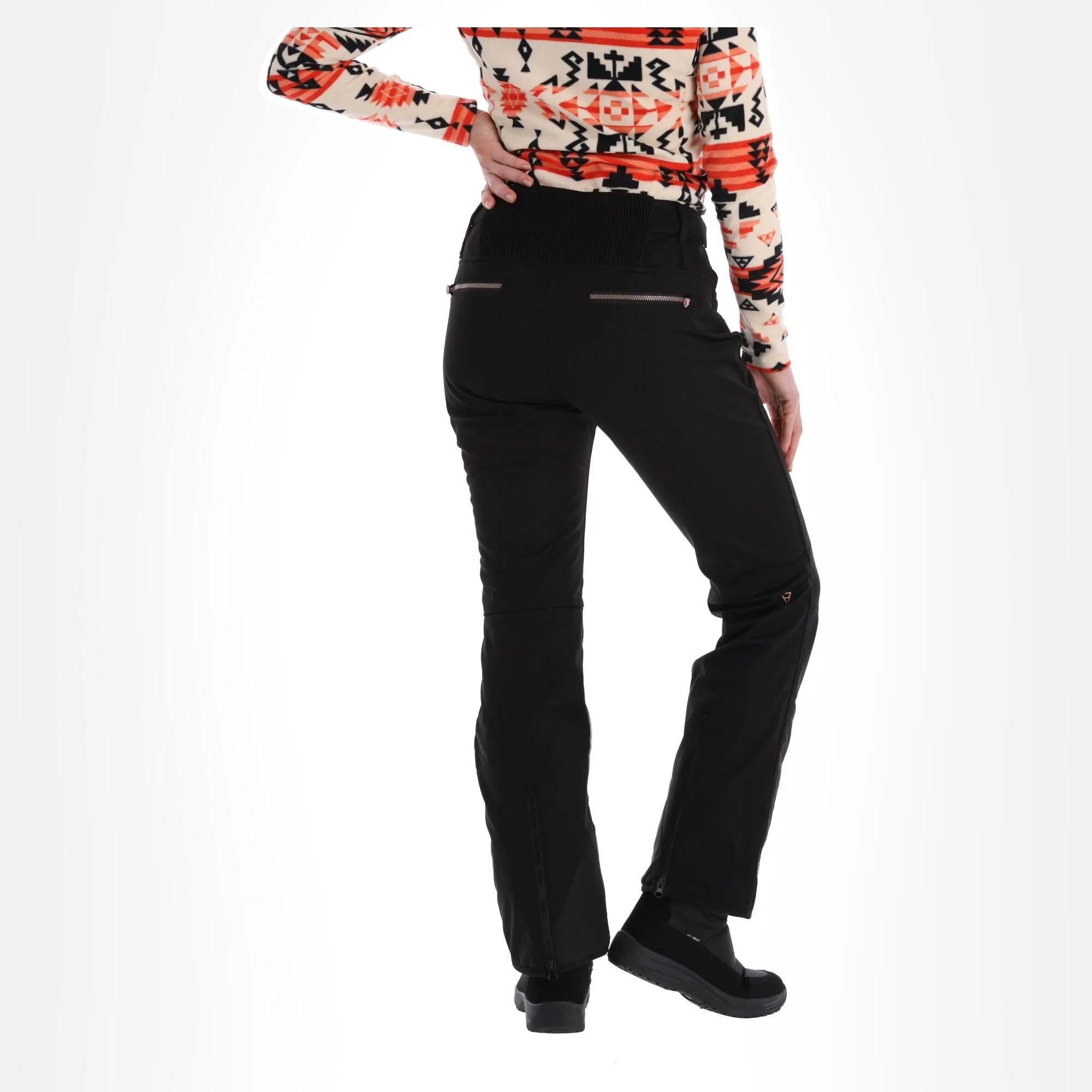 Brunotti, Coldlake-N Softshell Skibroek Dames Zwart 4 Brunotti, Coldlake-N Softshell Skibroek Dames Zwart - Afbeelding 2