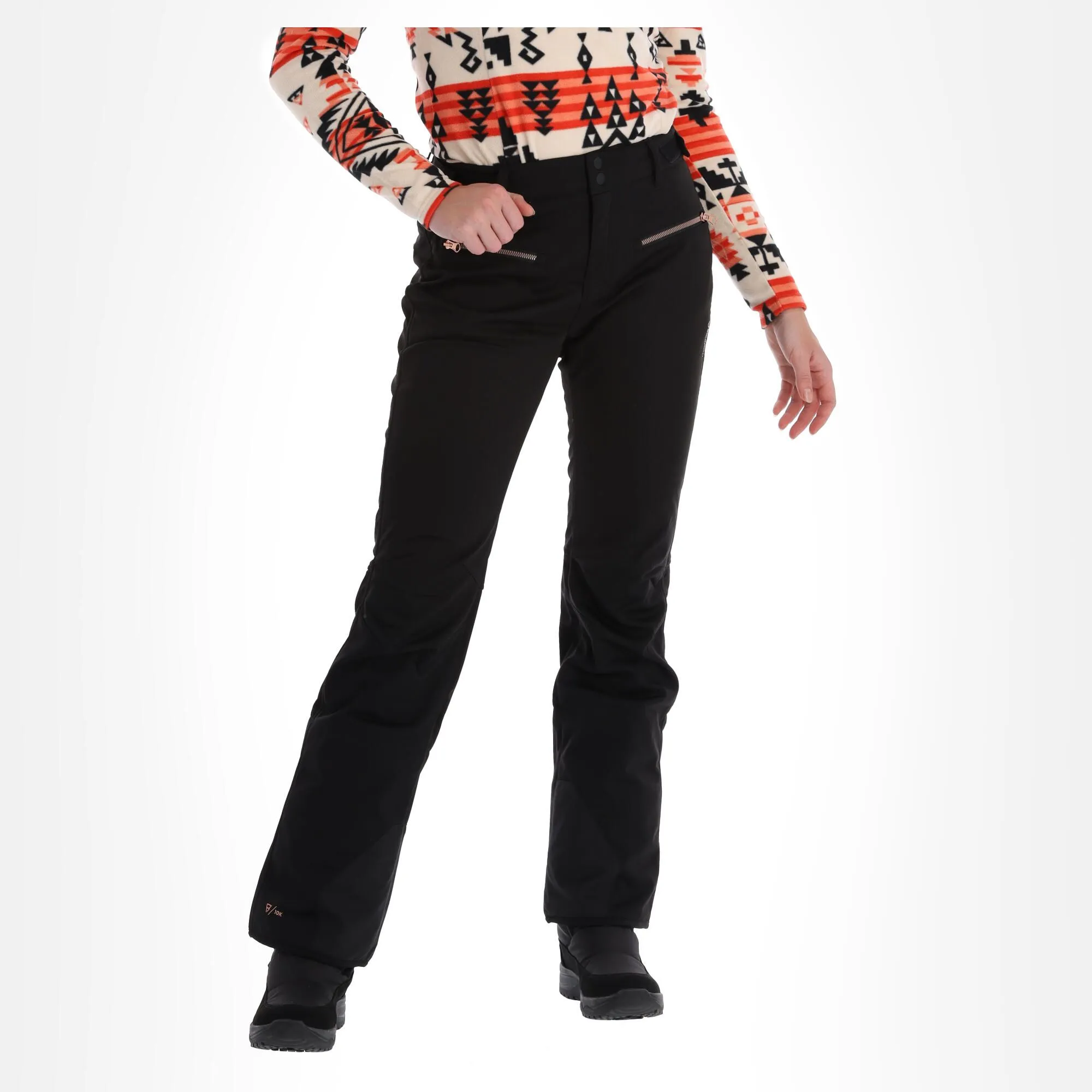 Brunotti, Coldlake-N Softshell Skibroek Dames Zwart 5 Brunotti, Coldlake-N Softshell Skibroek Dames Zwart - Afbeelding 3