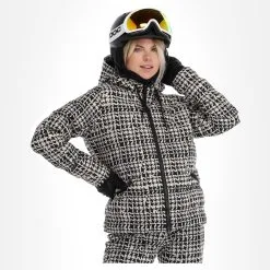 Brunotti, Mirai-Ao Ski-jas Dames Canvas Beige -Ski-Jassen Winkel brunotti mirai ao aa jas gevoerd dames canvas beige 22bruno114v1 BI 04