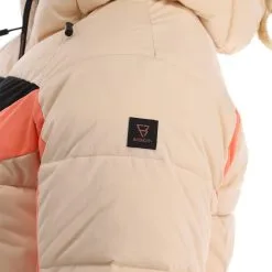 Brunotti, Snowbird Ski-jas Dames Canvas Beige 24 Brunotti, Snowbird Ski-jas Dames Canvas Beige -Ski-Jassen Winkel brunotti snowbird aa jas gevoerd dames canvas beige 22bruno117v1 BI 12
