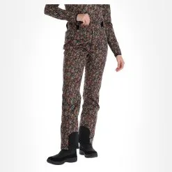 Brunotti, Sunpeak-Flower Softshell Skibroek Dames Hazel Bruin -Ski-Jassen Winkel brunotti sunpeak flower bc skibroek softshell dames hazel bruin 22bruno120v1 BI 04