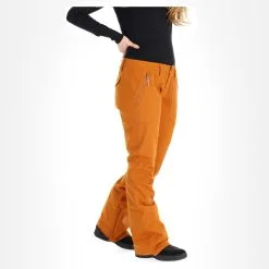 Burton, Vida Skibroek Slim Fit Dames True Penny Bruin -Ski-Jassen Winkel burton vida skibroek slim fit dames true penny bruin BA20bur013c BI 04