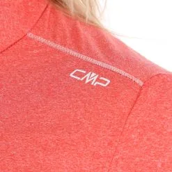 CMP, 30L1076 Skipully Dames Grenadine Melange Rood -Ski-Jassen Winkel cmp 30l1076 ga ski pully dames grenadine melange rood 22cmpxx101v1 BI 07