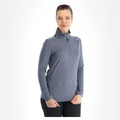 CMP, 30L1076 Skipully Dames Melange Blauw -Ski-Jassen Winkel cmp 30l1076 ga ski pully dames melange blauw 22cmpxx101v4 BI 04