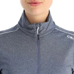 CMP, 30L1076 Skipully Dames Melange Blauw -Ski-Jassen Winkel cmp 30l1076 ga ski pully dames melange blauw 22cmpxx101v4 BI 05