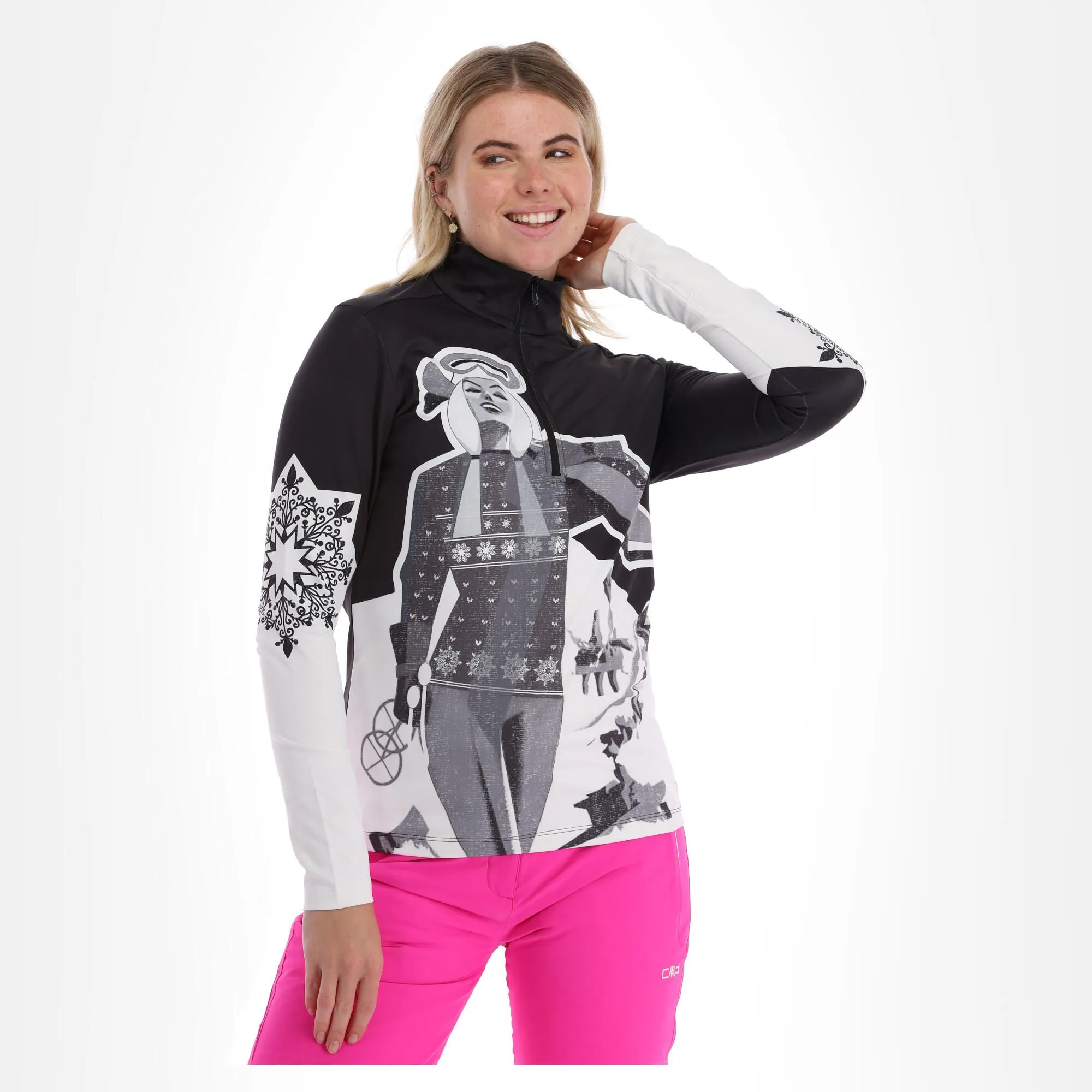 CMP, 31L0826 Skipully Dames Wit, Zwart 3 CMP, 31L0826 Skipully Dames Wit, Zwart